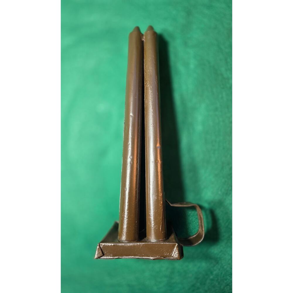 Antique Taper Candle Mold - 1800's Primitive Metal Candle Maker